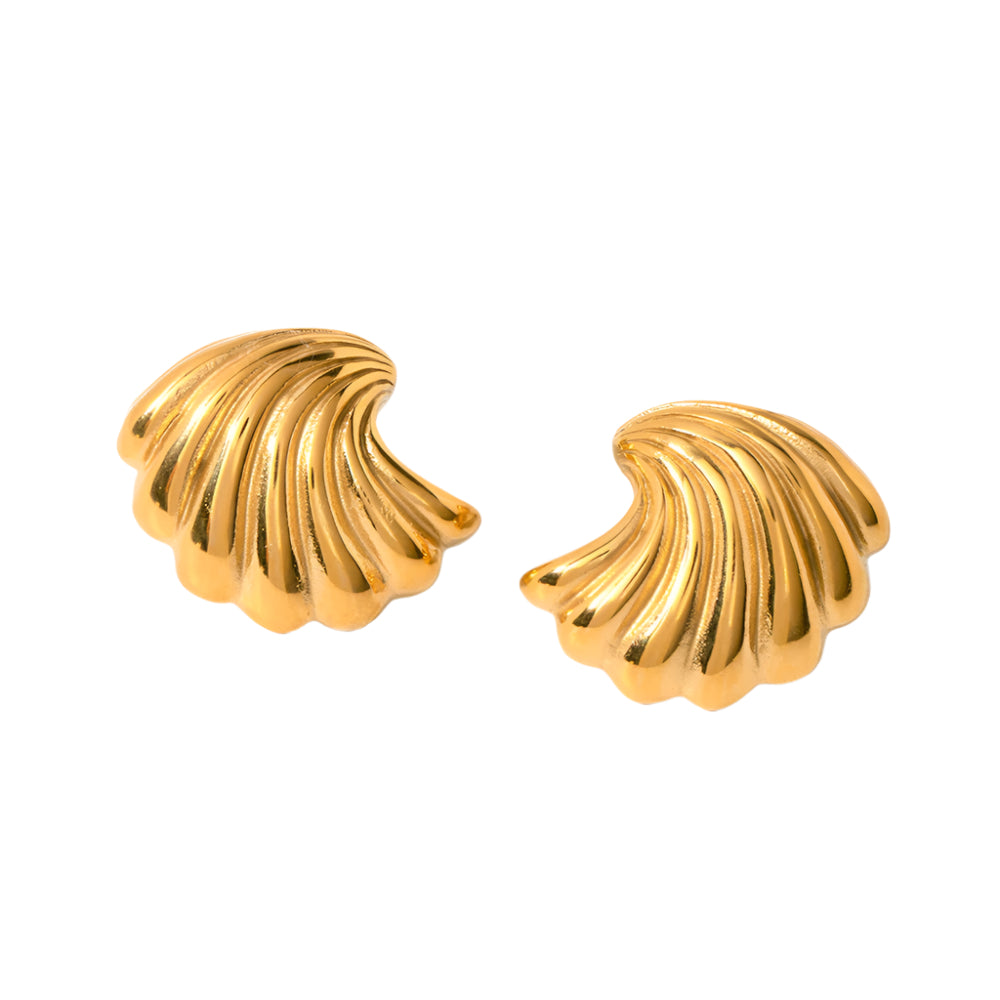 Anais™ | boucles d’oreilles géométriques ondulées