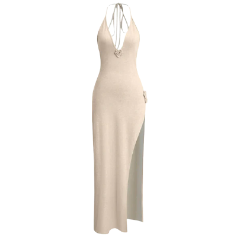 Océane™ | Robe dos nu fendue
