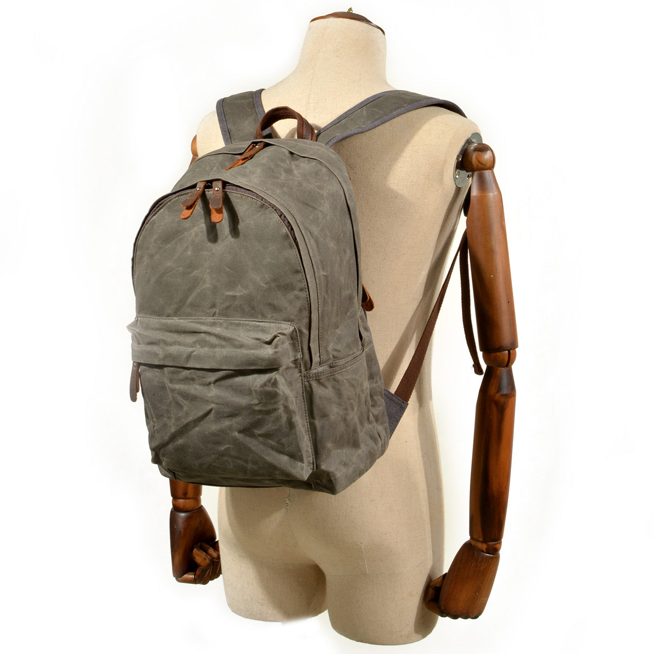 Cartable vintage en toile | AMSTERDAM