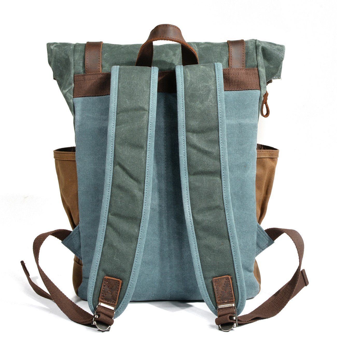 Sac à dos roll-top en toile cirée | MARSEILLE