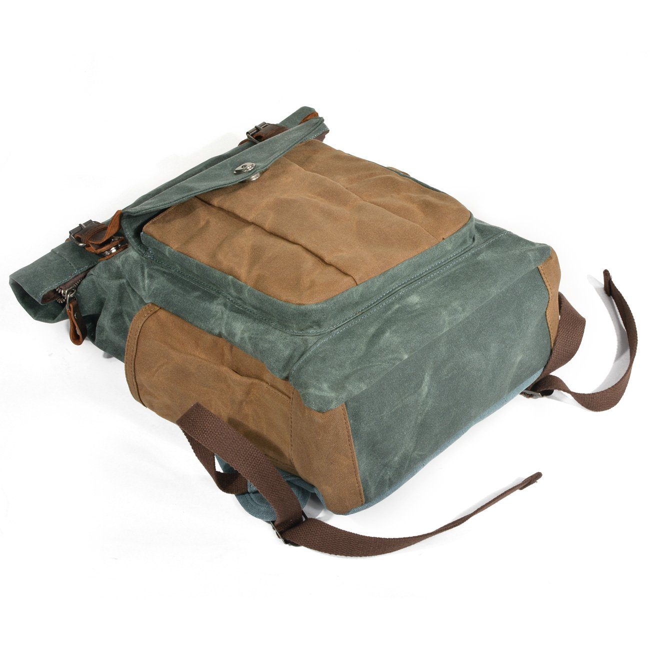 Sac à dos roll-top en toile cirée | MARSEILLE