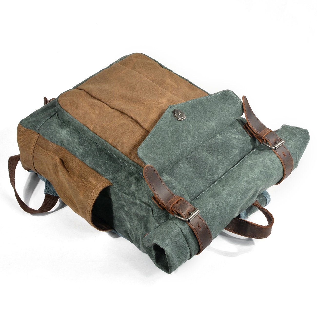 Sac à dos roll-top en toile cirée | MARSEILLE